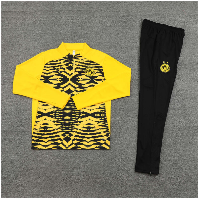 Mens Borussia Dortmund Training Suit Yellow 2024/25