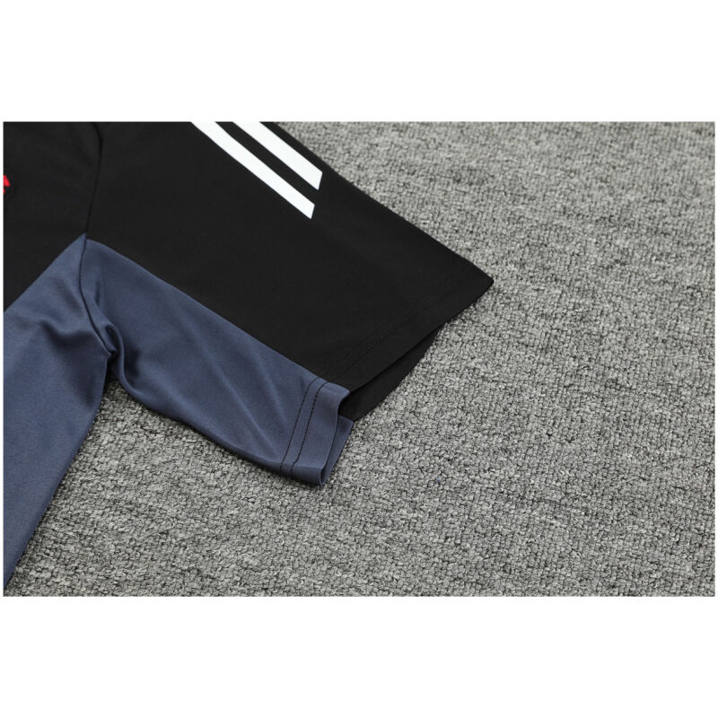 Mens Manchester United Short Training Suit Black 2024/25