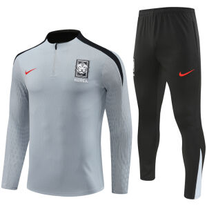 Mens Korea Training Suit Grey 2024