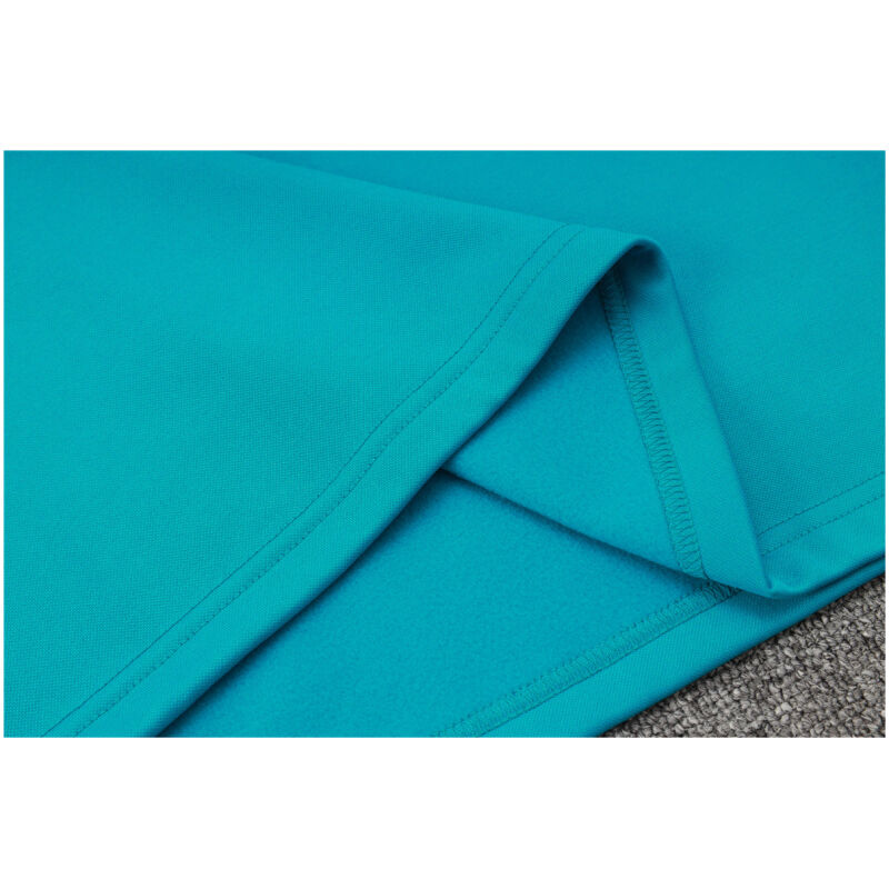 Mens PSG Hoodie Sweatshirt + Pants Training Suit Cyan 2024