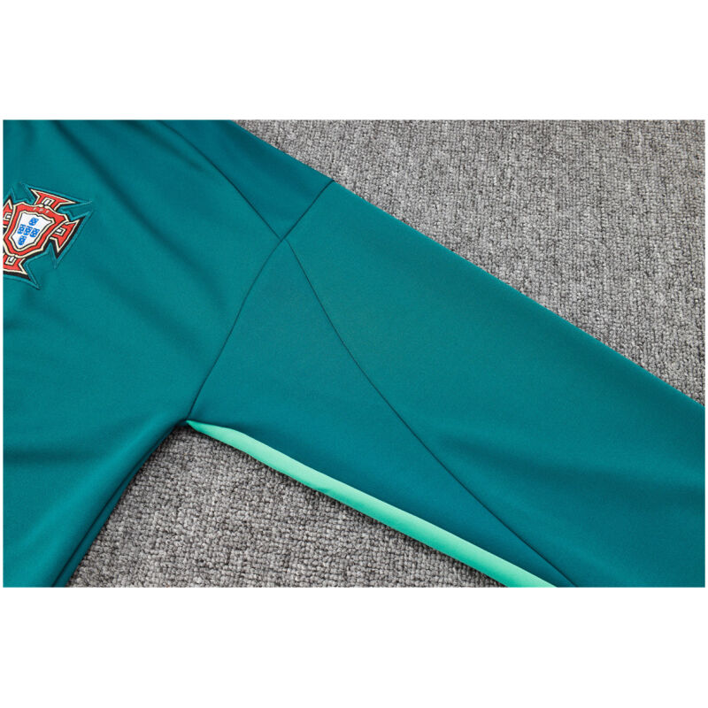Mens Portugal Jacket + Pants Training Suit Green 2024