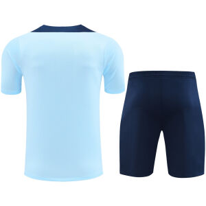 Mens PSG Short Training Suit Light Blue 2024/25