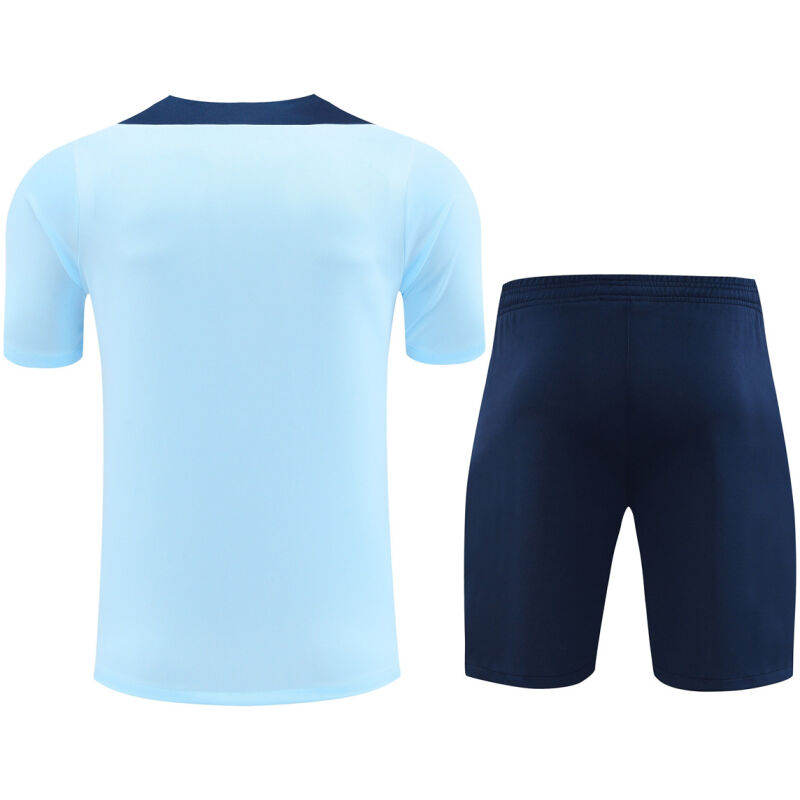 Mens PSG Short Training Suit Light Blue 2024/25