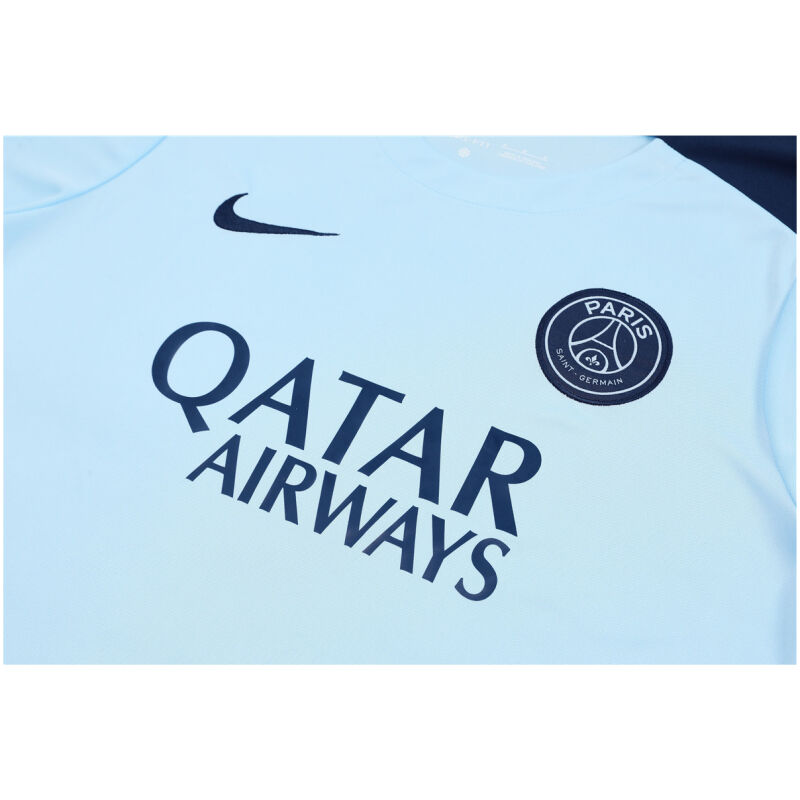 Mens PSG Short Training Suit Light Blue 2024/25