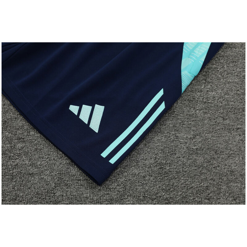 Mens Arsenal Short Training Suit Cyan 2024/25