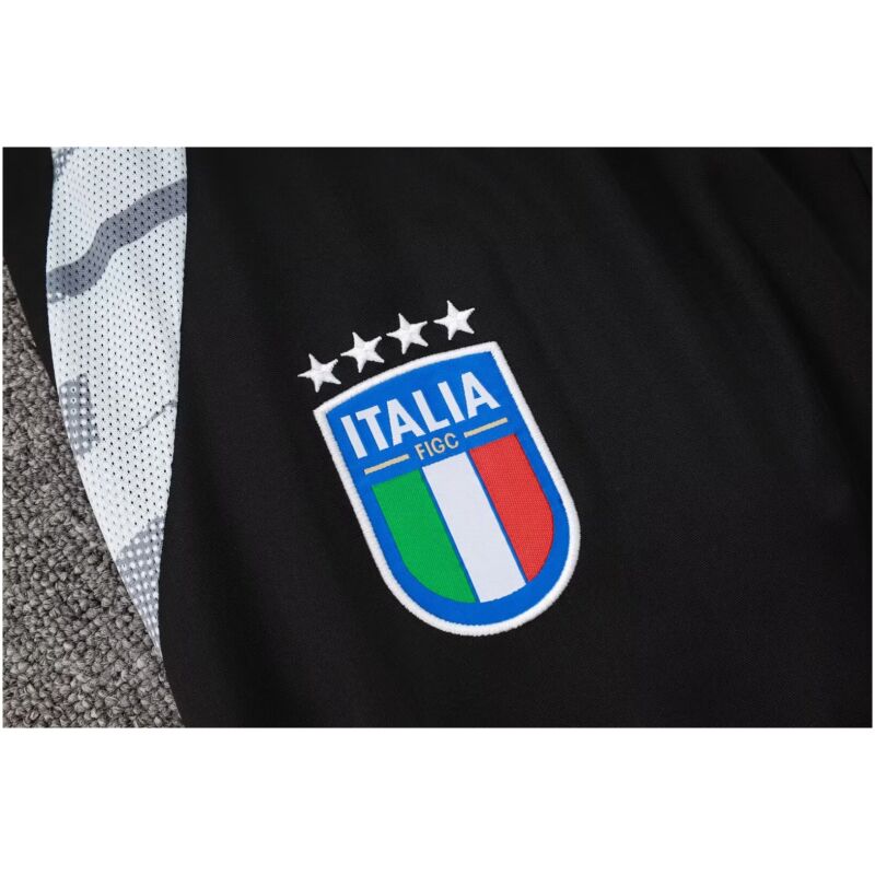 Mens Italy Training Suit Black 2024