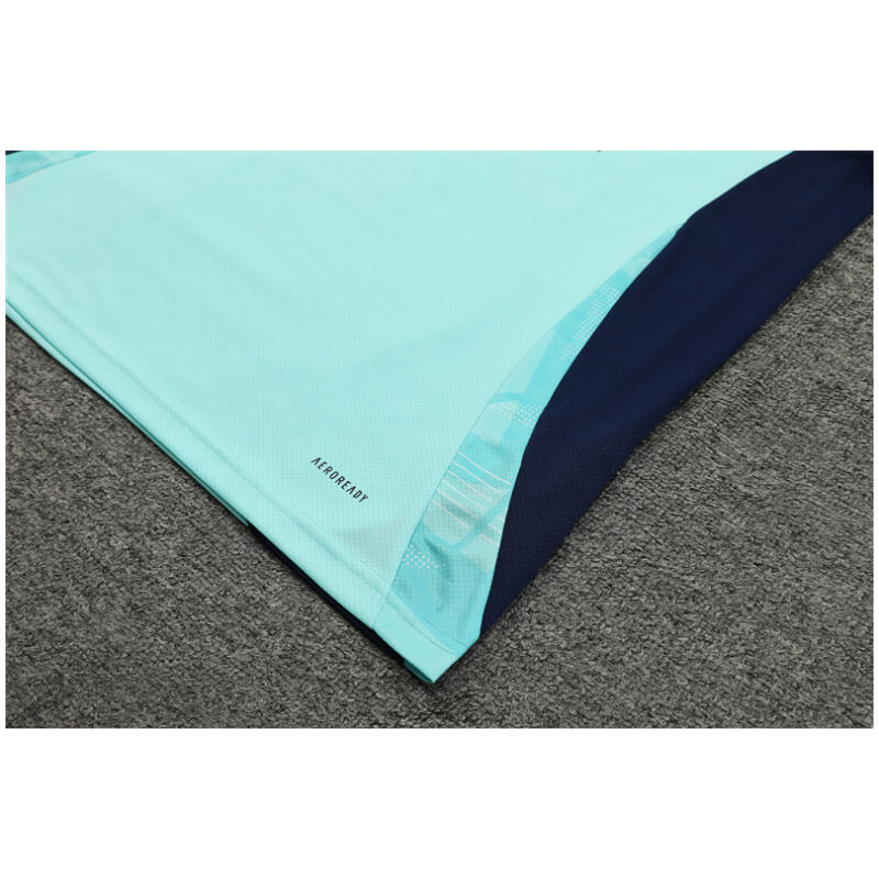 Mens Arsenal Short Training Suit Cyan 2024/25