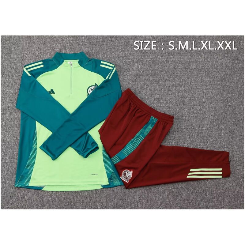 Mens Mexico Training Suit Green 2024