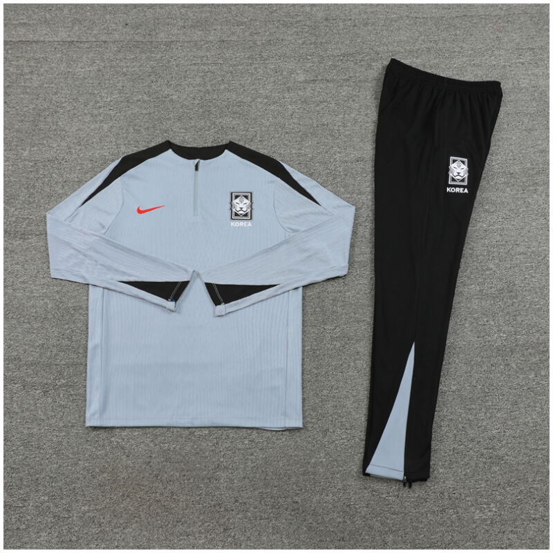 Kids Korea Training Suit Grey 2024