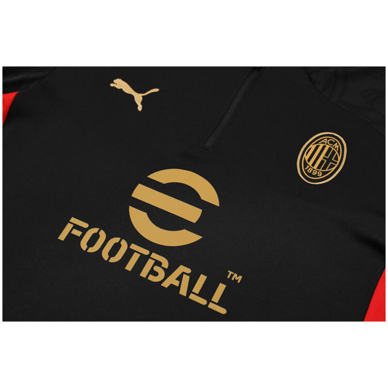 Mens AC Milan Training Suit Black 2024/25