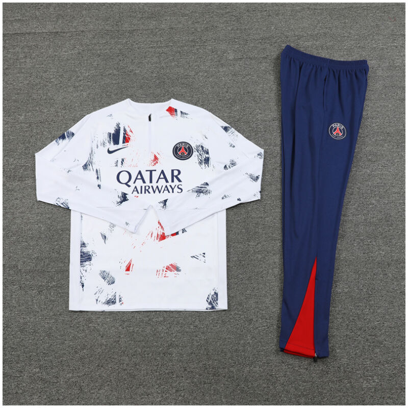 Kids PSG Training Suit White 2024/25