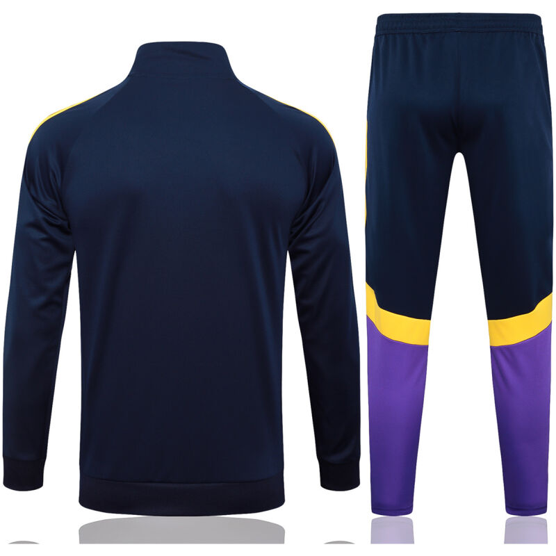 Mens Real Madrid Jacket + Pants Training Suit Royal 2024/25
