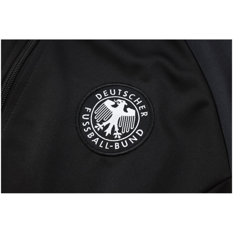 Herren Deutschland Jacke + Hose Trainingsanzug Schwarz 2024