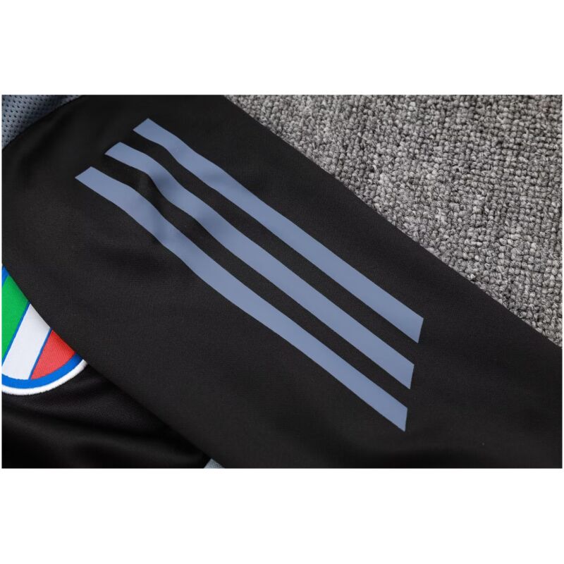 Mens Italy Training Suit Black 2024