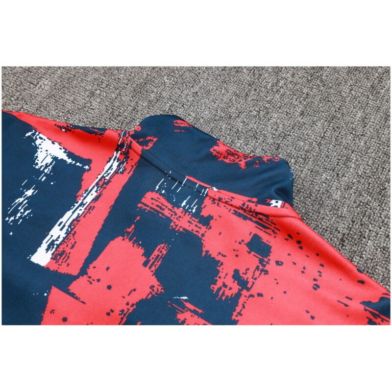 Mens PSG Jacket + Pants Training Suit Red / Blue 2024/25