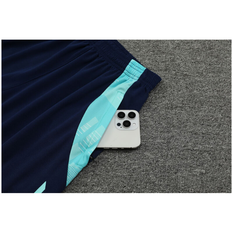 Mens Arsenal Short Training Suit Cyan 2024/25