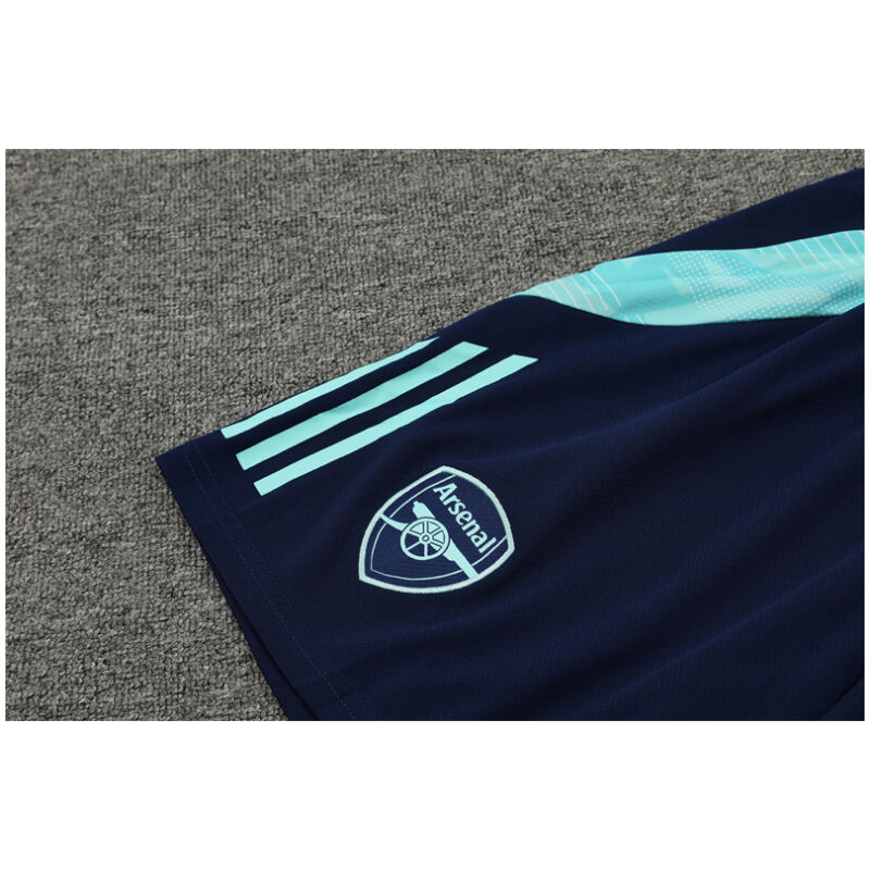 Mens Arsenal Short Training Suit Cyan 2024/25