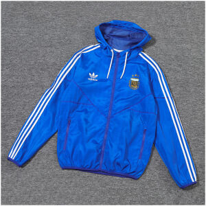 Mens Argentina Retro All Weather Windrunner Blue
