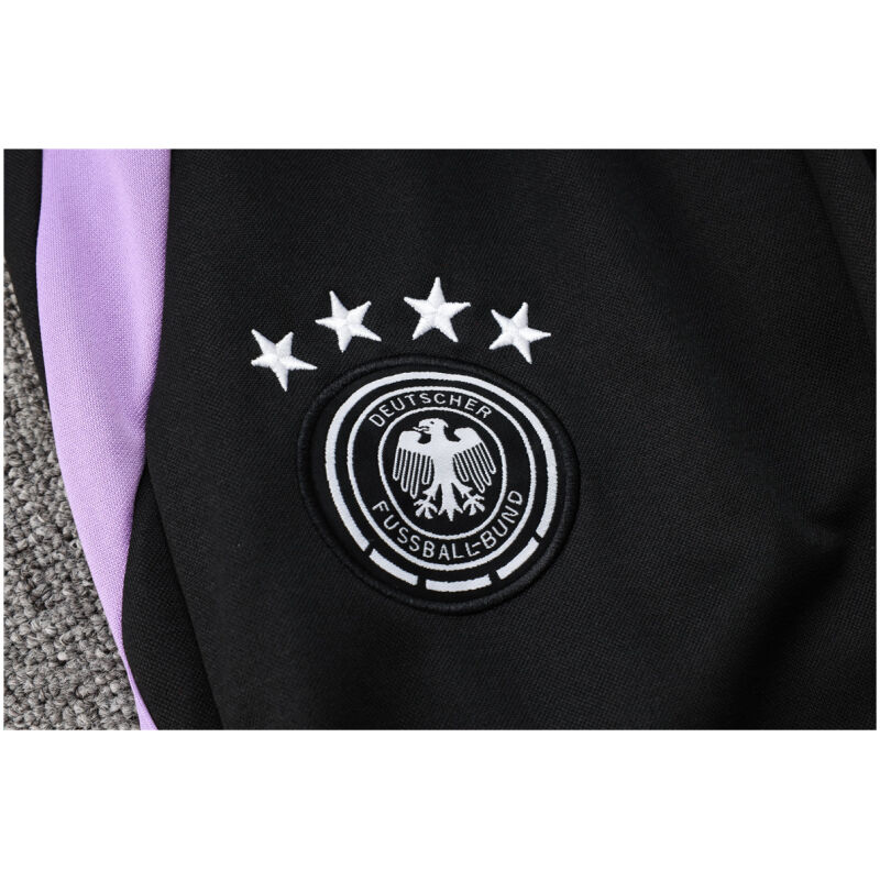 Mens Germany Hoodie Sweatshirt + Pants Training Suit Black 2024