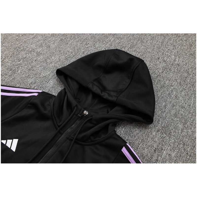 Mens Germany Hoodie Sweatshirt + Pants Training Suit Black 2024