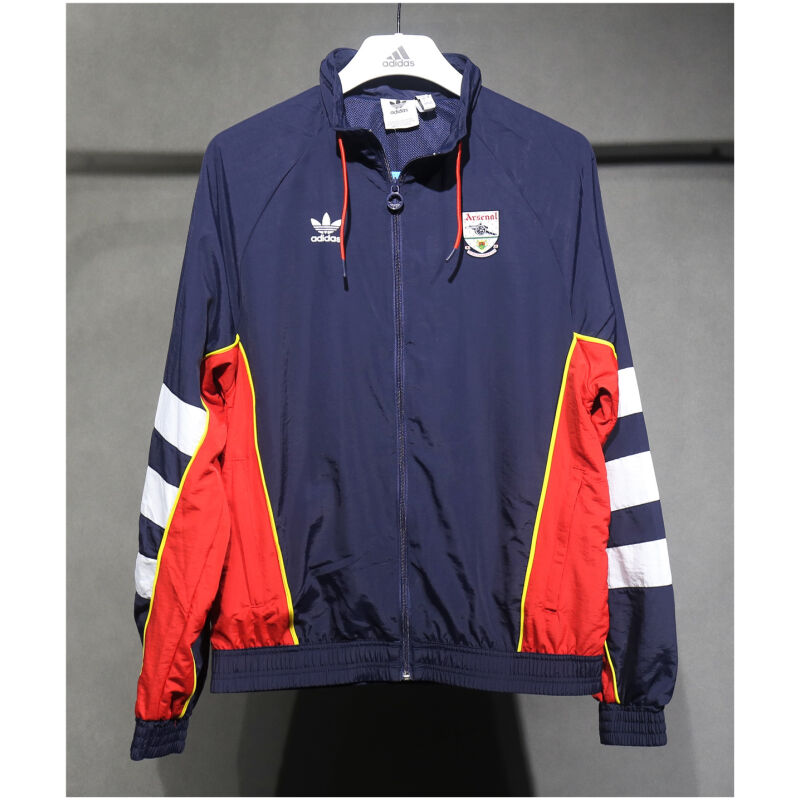 Mens Arsenal Retro All Weather Windrunner Royal 1991/93