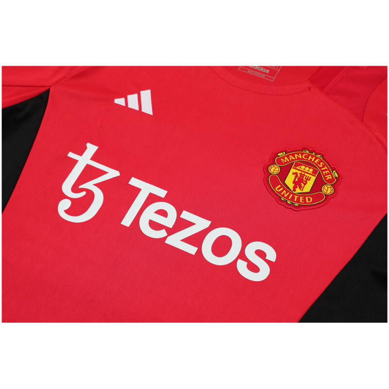 Mens Manchester United Short Training Suit Red 2024/25