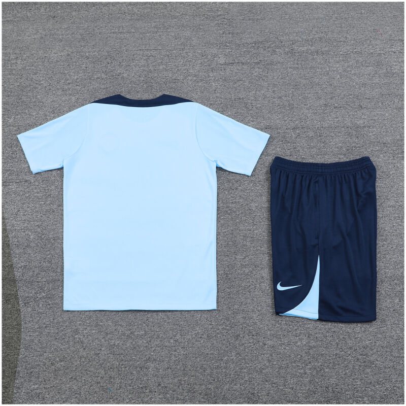 Mens PSG Short Training Suit Light Blue 2024/25