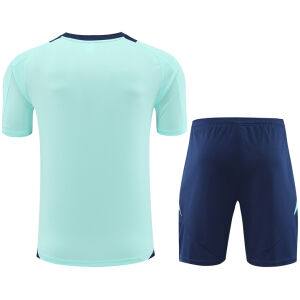 Mens Arsenal Short Training Suit Cyan 2024/25