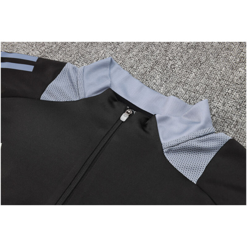 Mens Italy Training Suit Black 2024