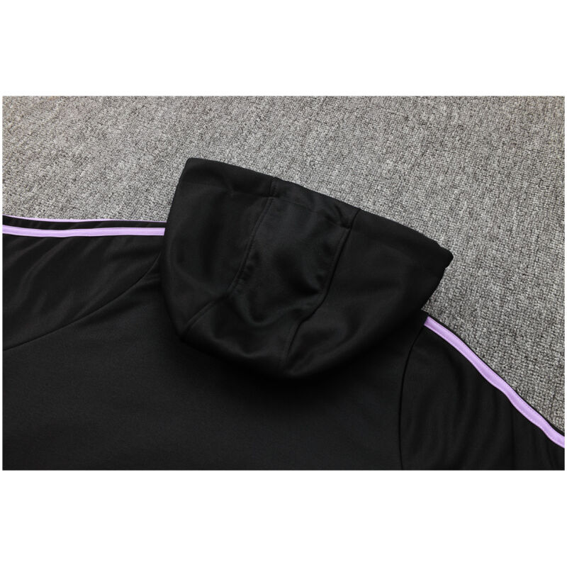 Mens Germany Hoodie Sweatshirt + Pants Training Suit Black 2024