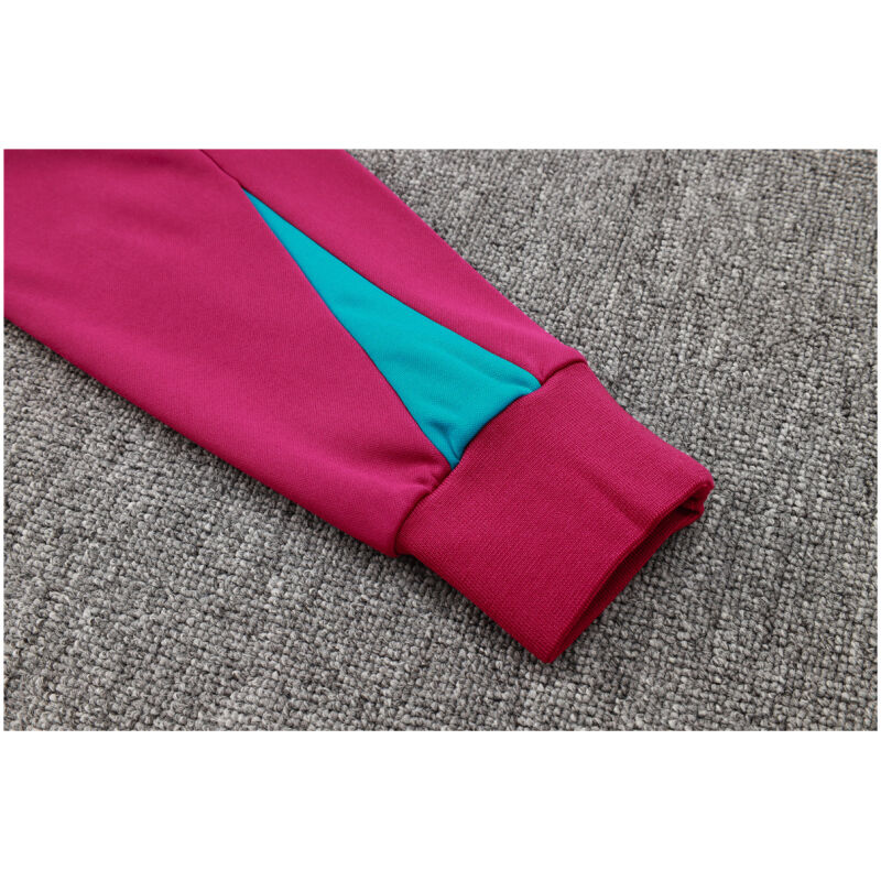 Mens PSG Hoodie Sweatshirt + Pants Training Suit Purple 2024