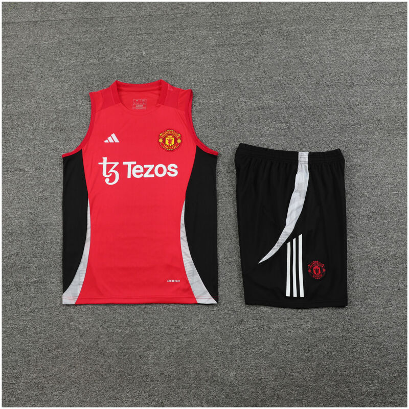 Mens Manchester United Singlet Suit Red 2024/25