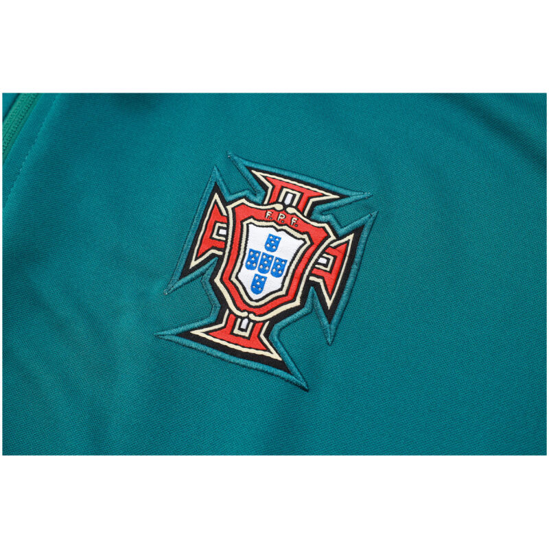 Mens Portugal Jacket + Pants Training Suit Green 2024