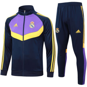 Herren Real Madrid Jacke + Hose Trainingsanzug Royal 2024/25