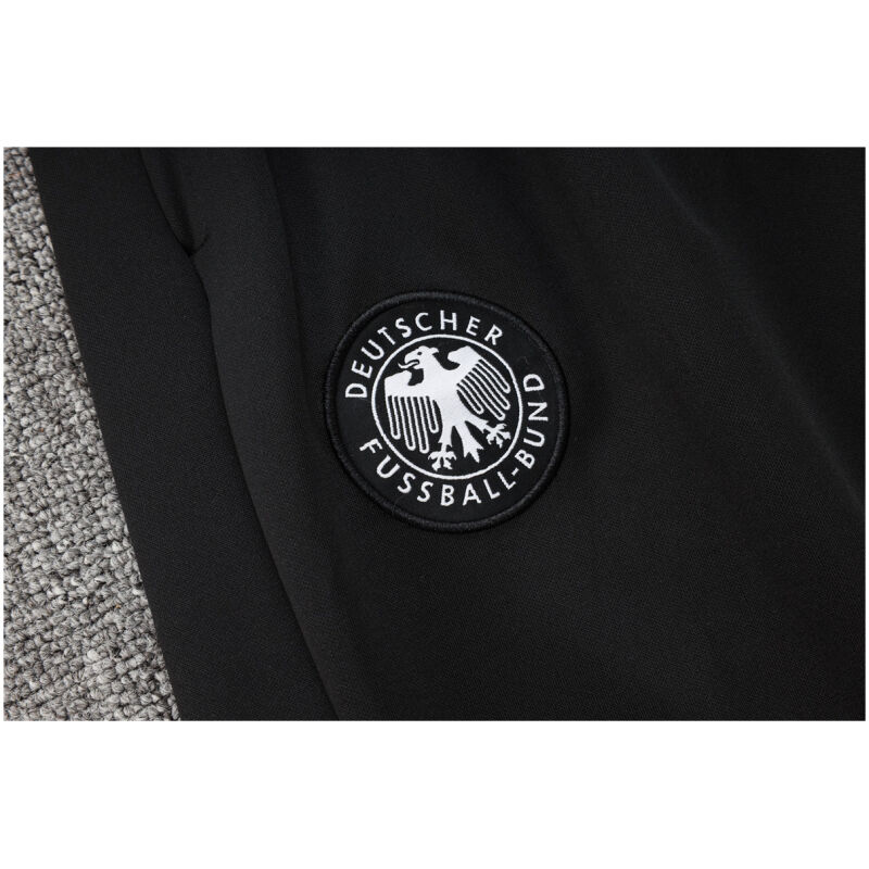 Herren Deutschland Jacke + Hose Trainingsanzug Schwarz 2024