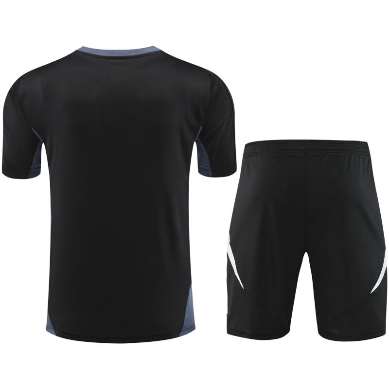 Mens Manchester United Short Training Suit Black 2024/25