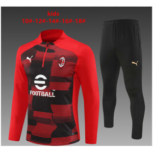 Kids AC Milan Training Suit Red 2024/25