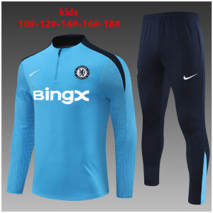 Kids Chelsea Training Suit Blue 2024/25