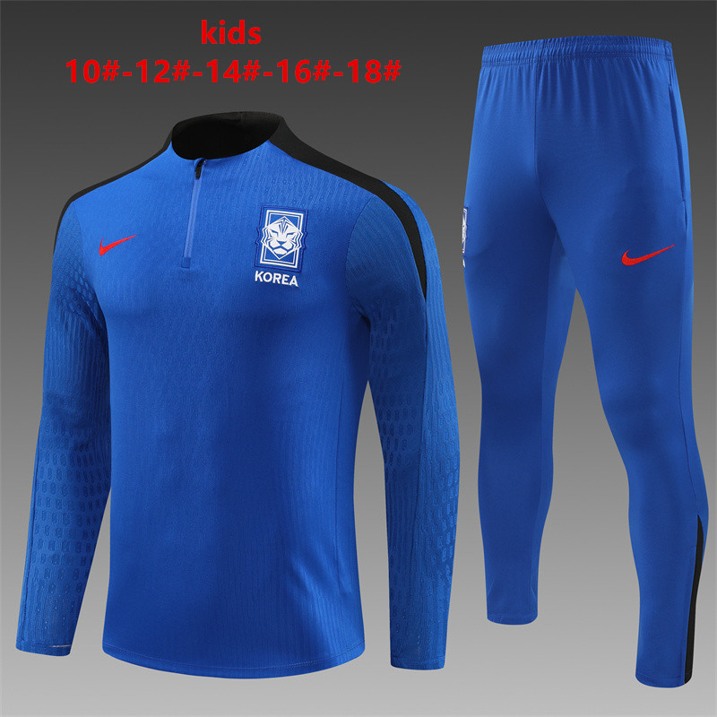 Kids Korea Training Suit Blue 2024