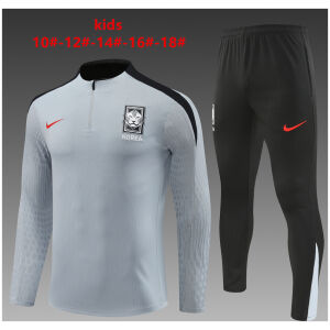 Kids Korea Training Suit Grey 2024