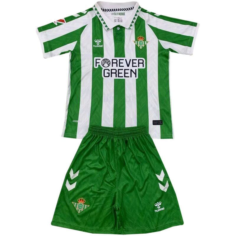 Kids Real Betis Home Jersey 2024/25
