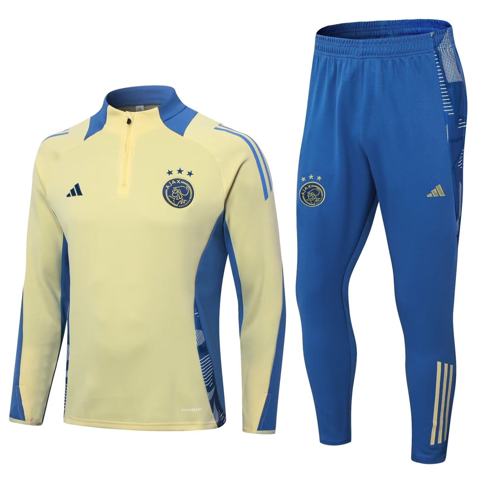 Mens Ajax Training Suit Yellow 2024/25