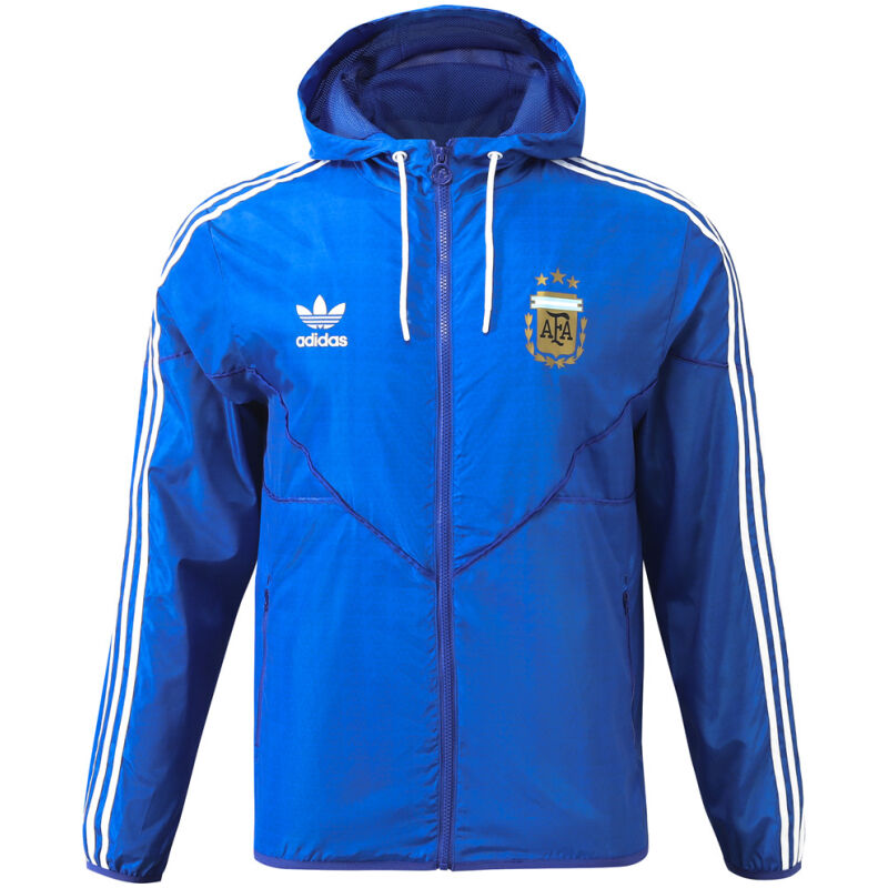 Mens Argentina Retro All Weather Windrunner Blue