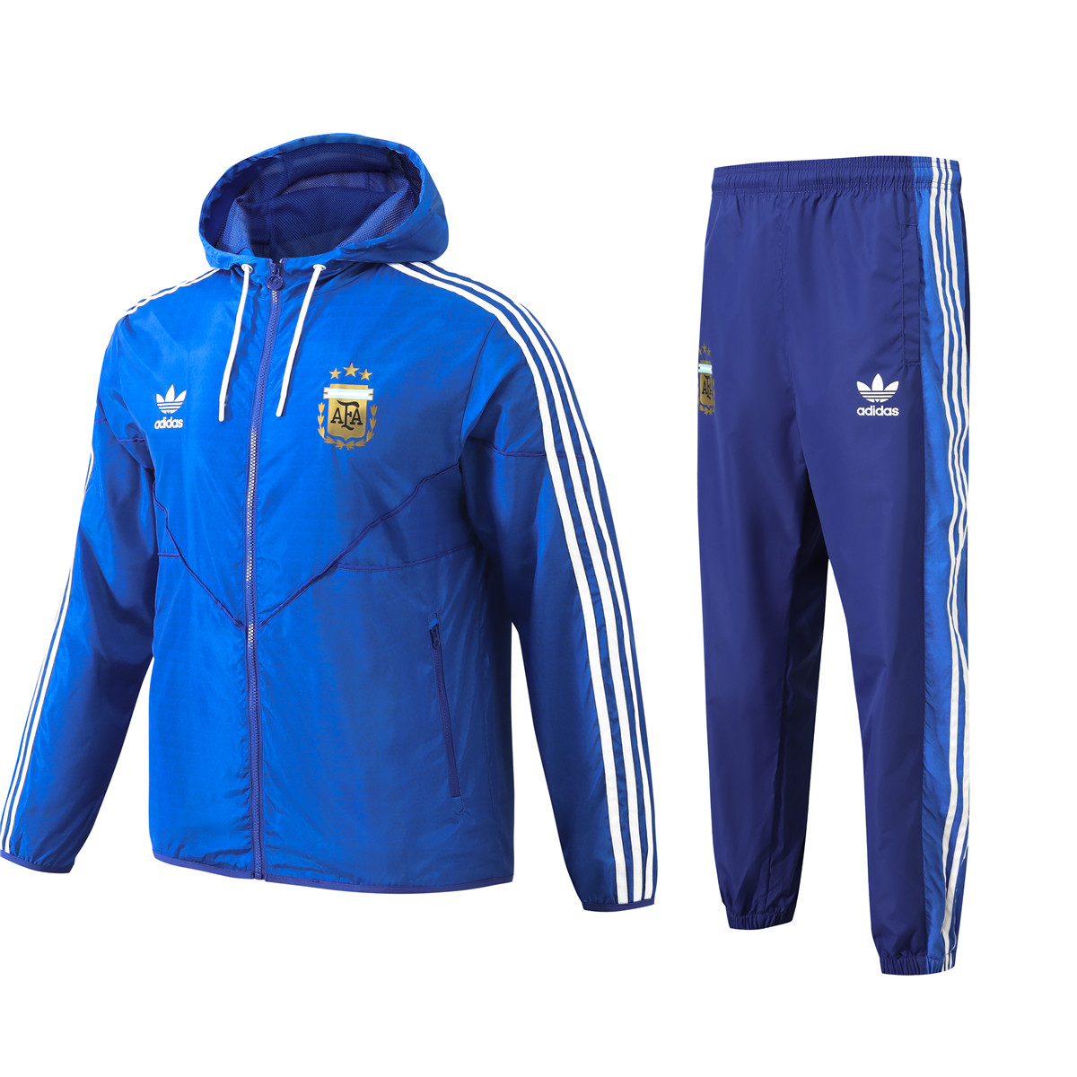 Mens Argentina Retro All Weather Windrunner Blue