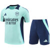 Mens Arsenal Short Training Suit Cyan 2024/25