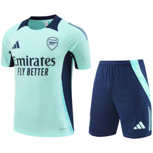 Mens Arsenal Short Training Suit Cyan 2024/25