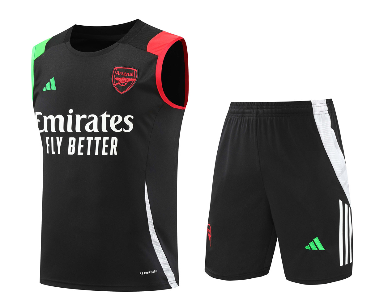 Mens Arsenal Singlet Suit Black 2024/25