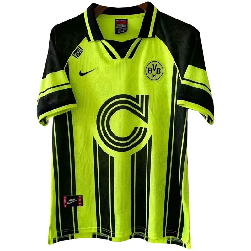 Mens Borussia Dortmund Retro Home Jersey 1995