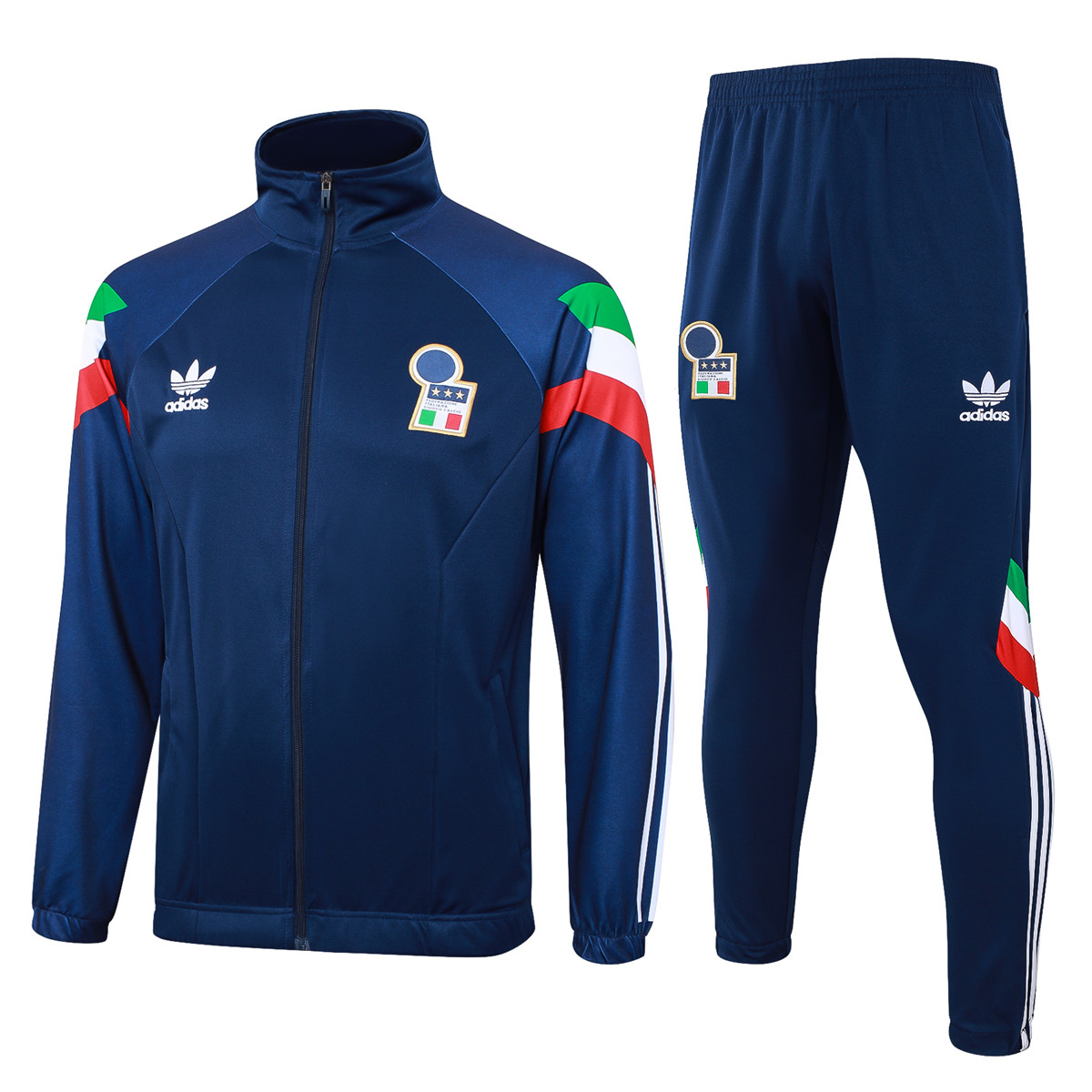 Mens Italy Jacket + Pants Training Suit Royal 2024