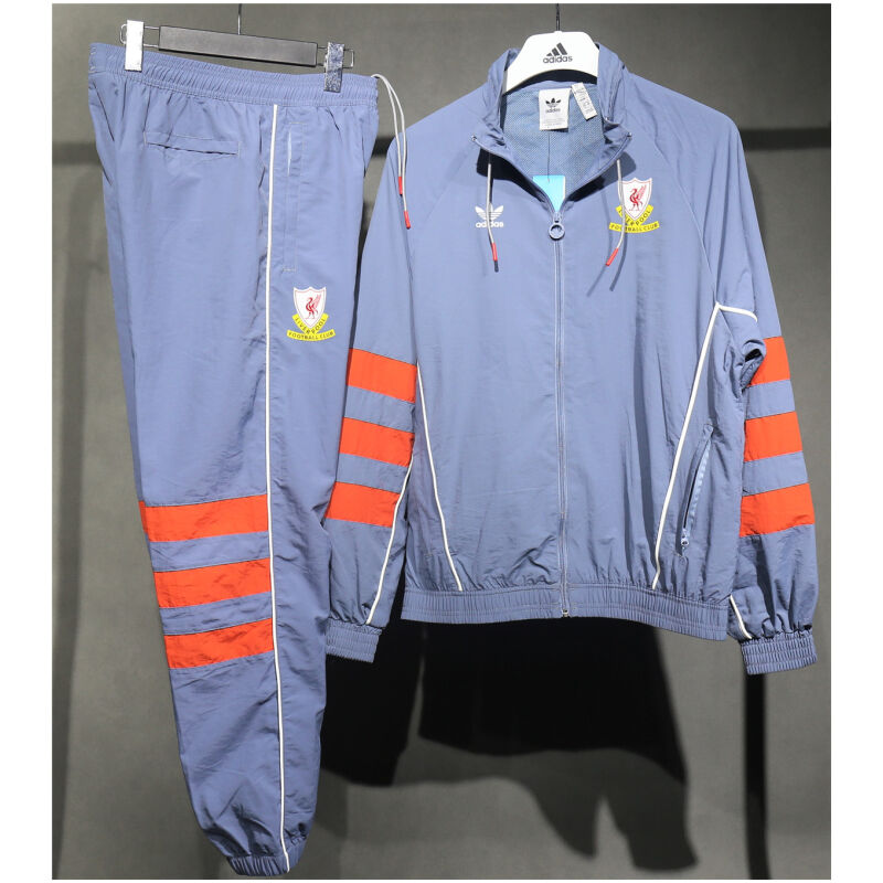 Mens Liverpool Retro All Weather Windrunner Royal 1991/93